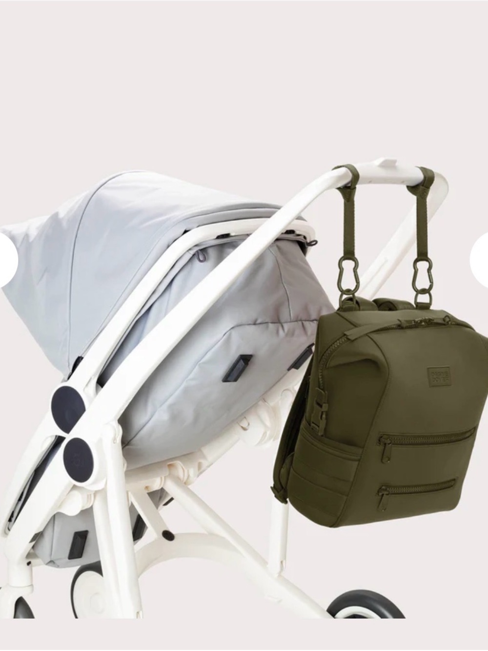 NWT DAGNE DOVER-INDI NEOPRENE DIAPER BACKPACK | Dark Moss | Medium - Picture 7 of 10